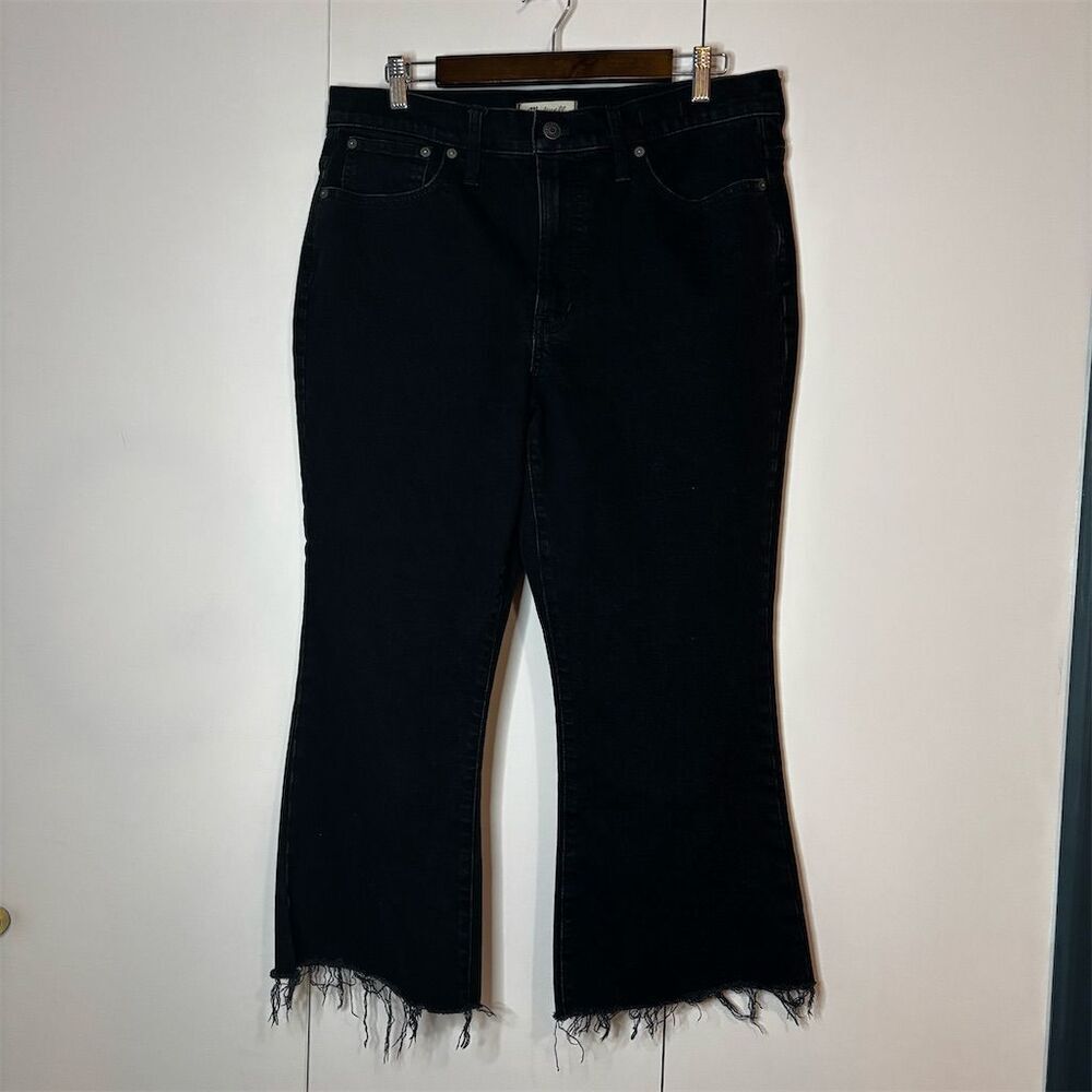 Madewell Black Flare Jeans